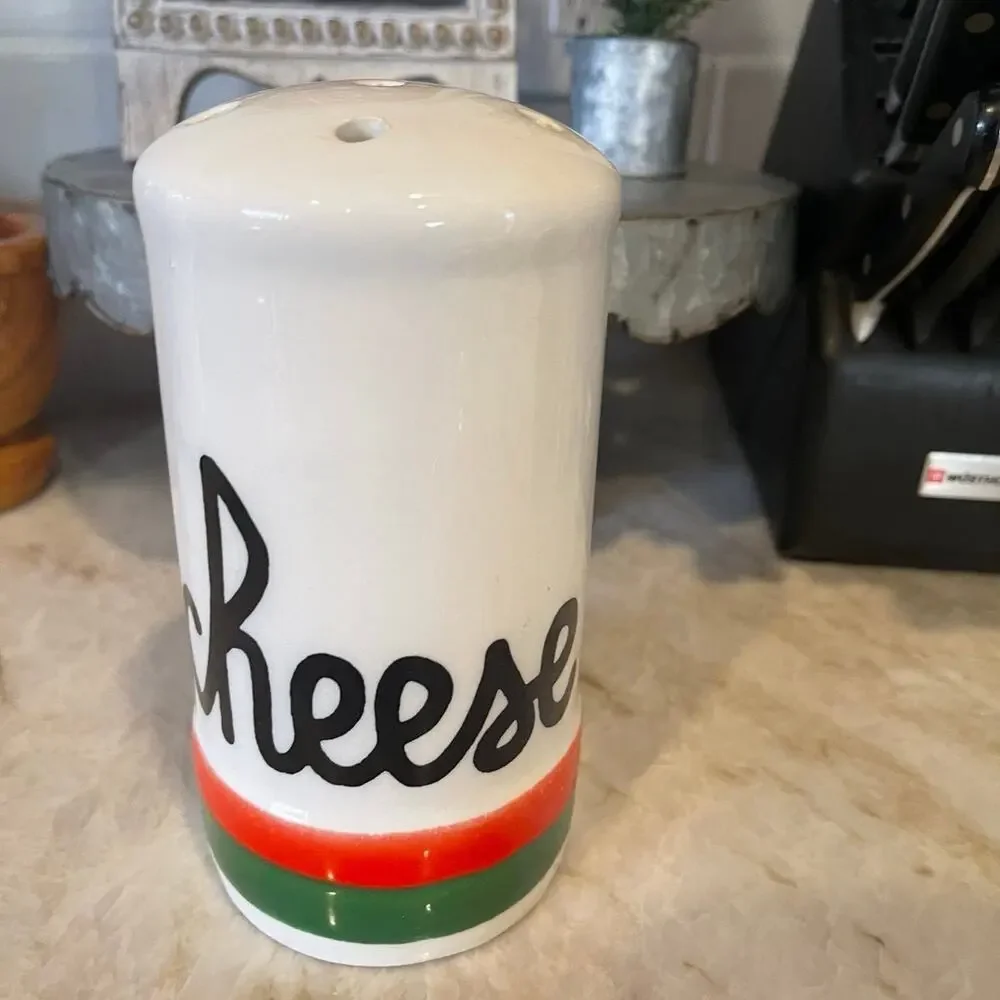 Vintage Ceramic Baldelli Italia Cheese Shaker Saks fifth avenue
